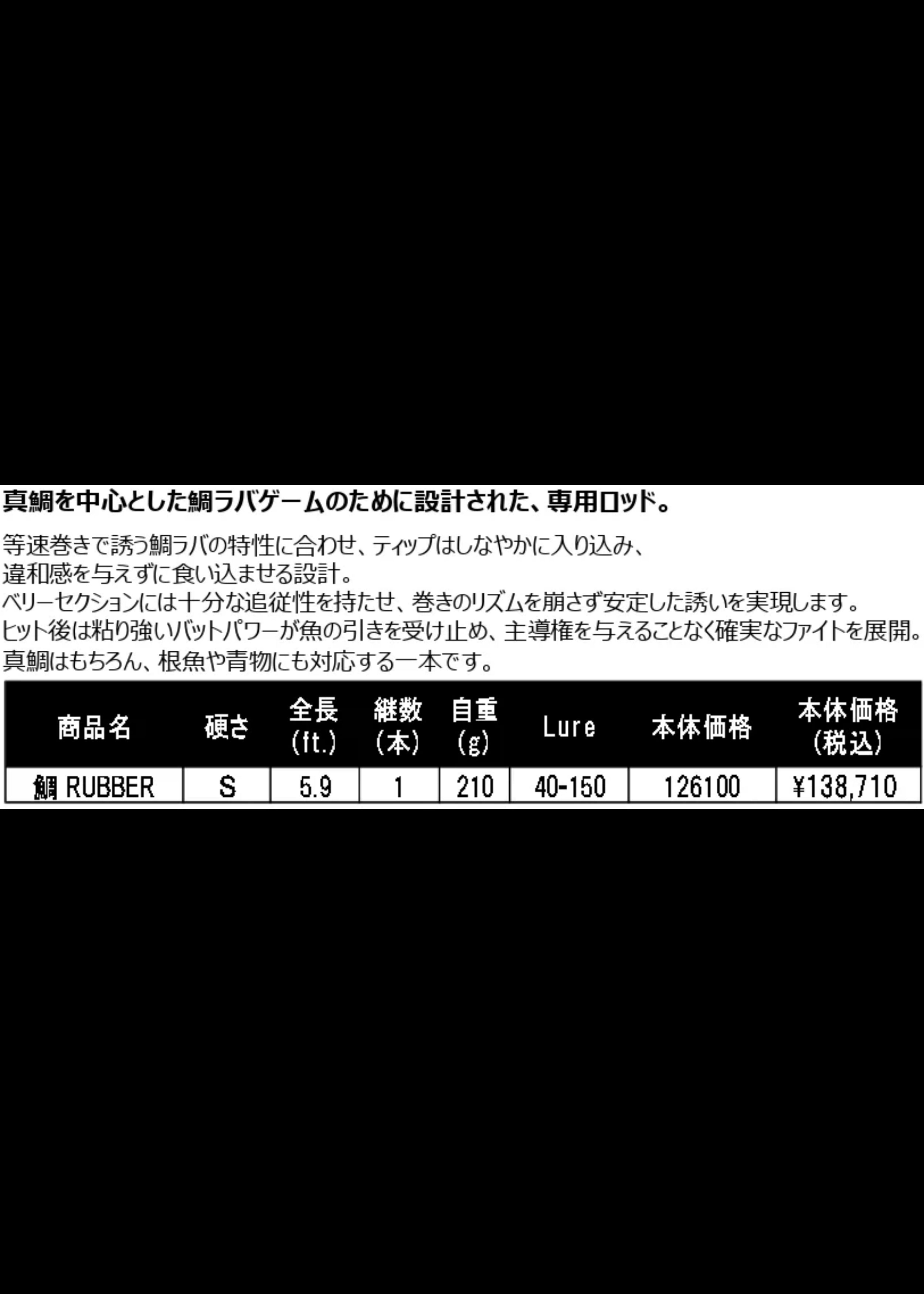 鯛ラバ