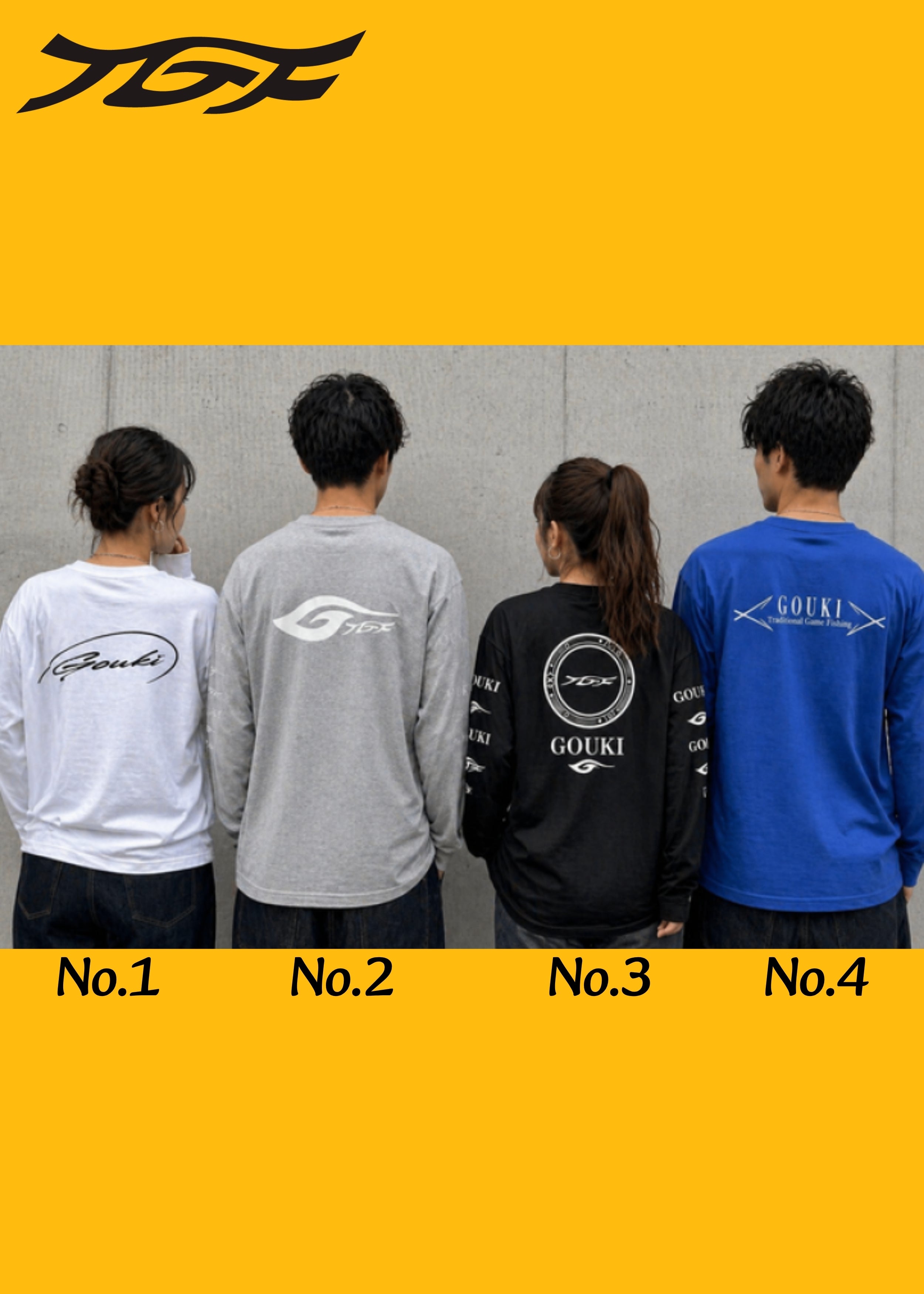 TGF 長袖Ｔシャツ
