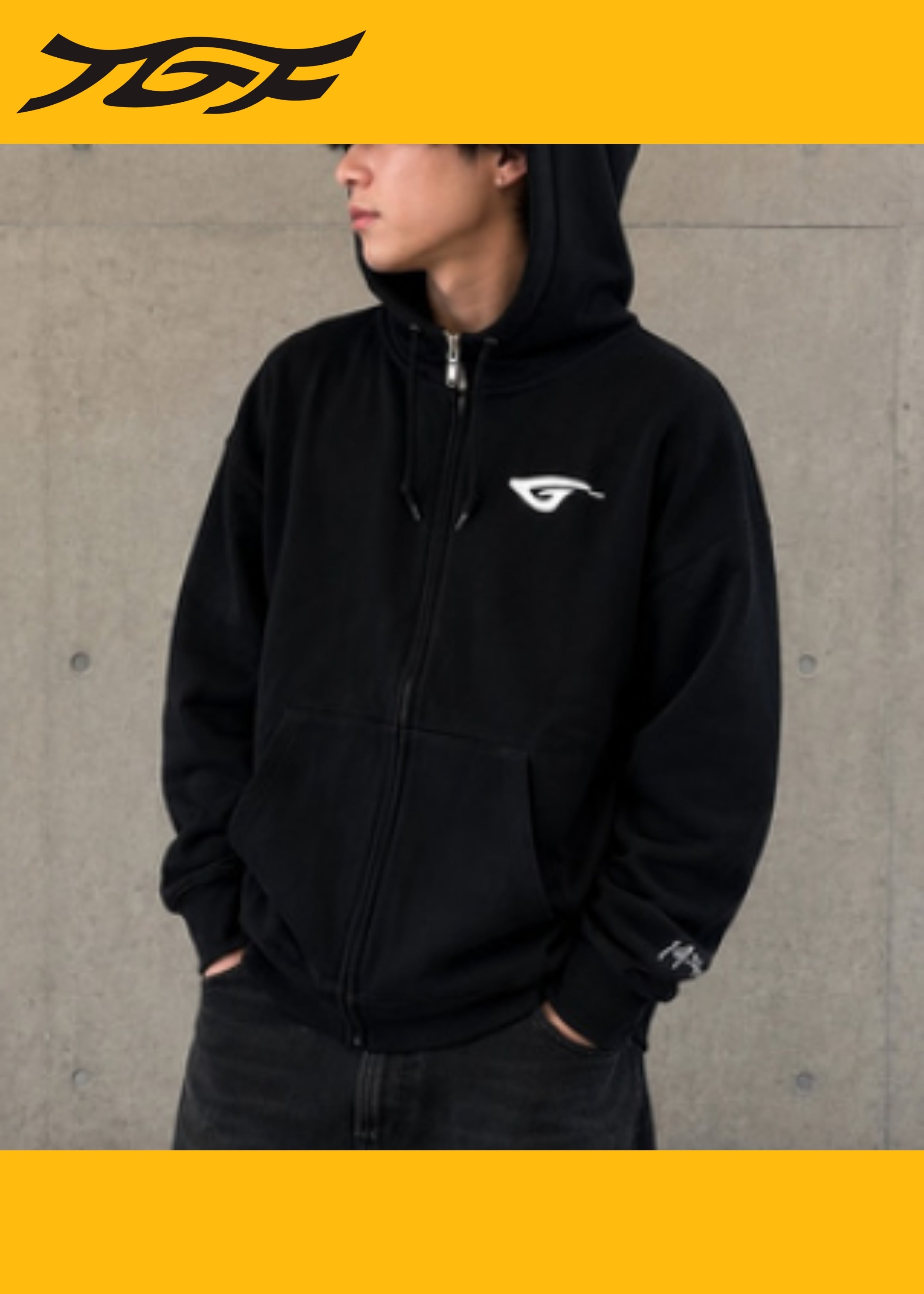TGF　ジップパーカー